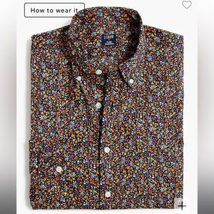 JCrew Slim Untucked Flex Casual Shirt